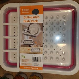 Collapsible Dish Drying Rack New In Sealed Package